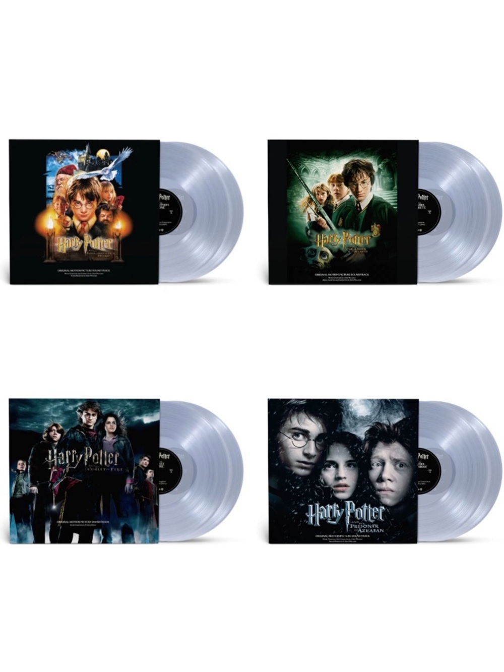 NEW Harry Potter RSD 2025 Soundtrack Vinyl Clear 2LP - Set of 4